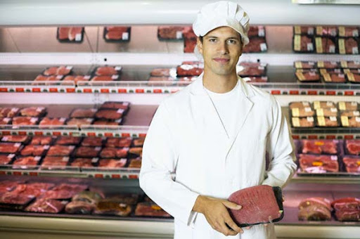 Manipulador de carne y productos cárnicos