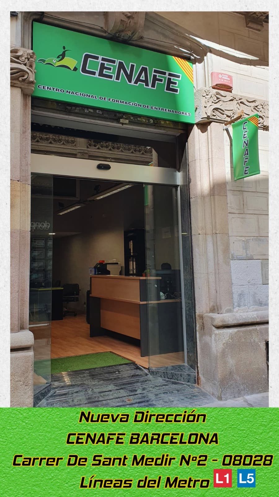 Foto del campus Cenafe Barcelona
