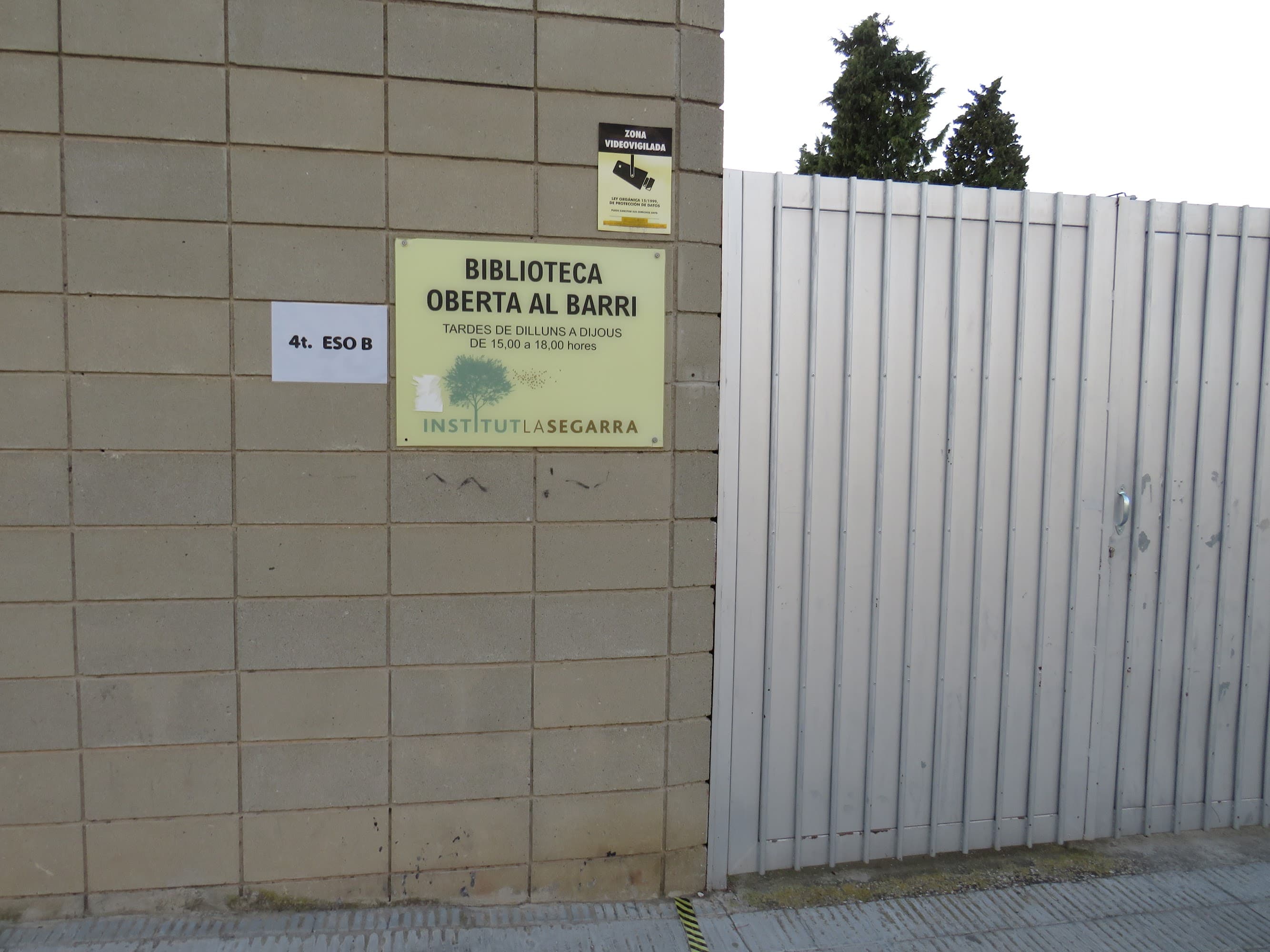 Foto secundaria del campus Institut La Segarra