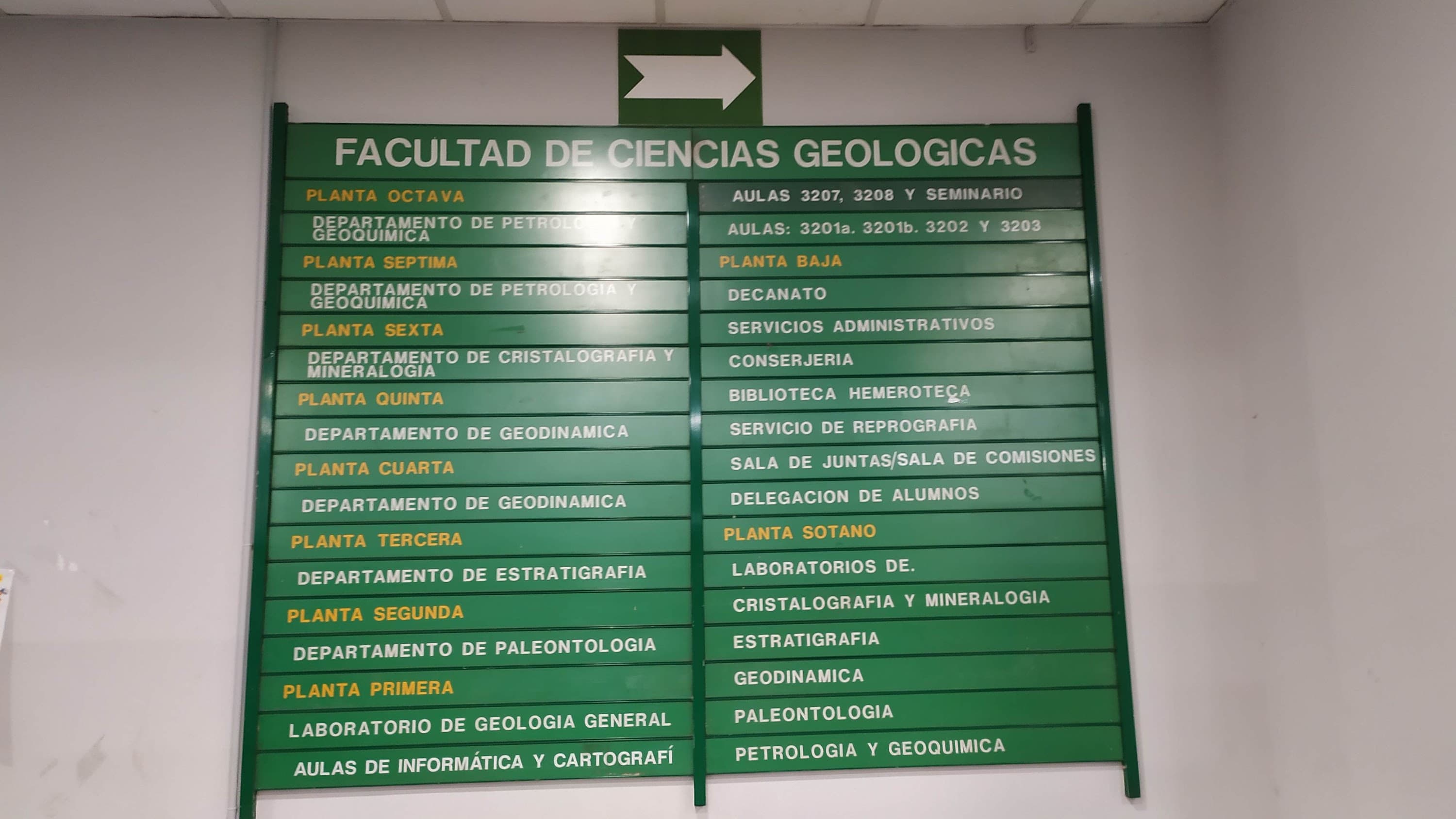 Foto secundaria del campus Facultad de Ciencias Geológicas