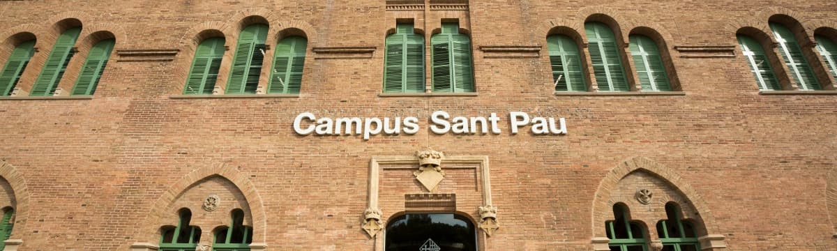 Foto secundaria del campus Escuela Universitaria de Enfermería del Hospital de la Santa Creu i San Pau