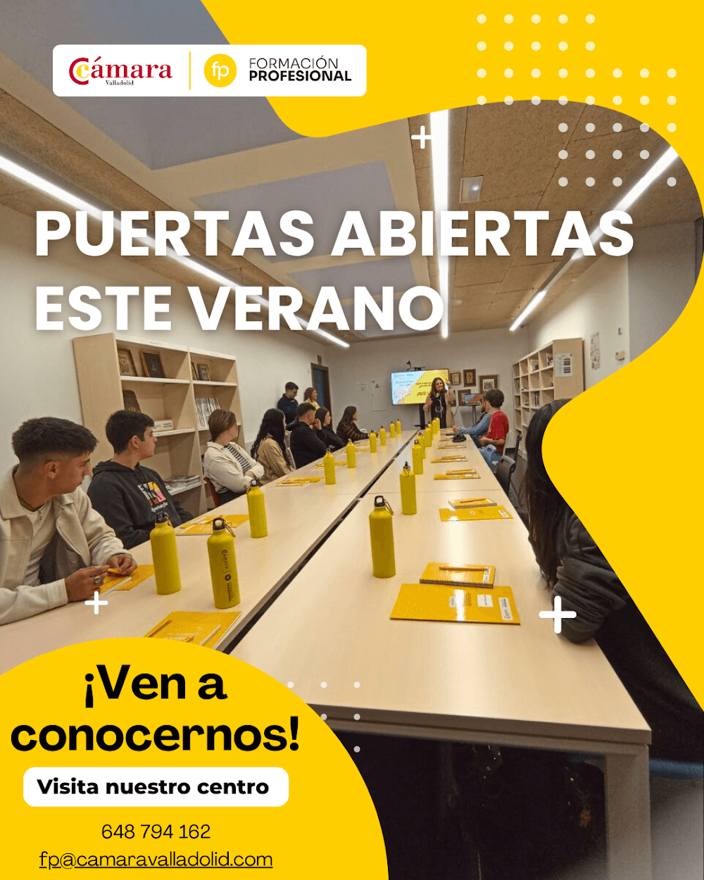 Foto secundaria del campus Cámara De Comercio De Valladolid Fp