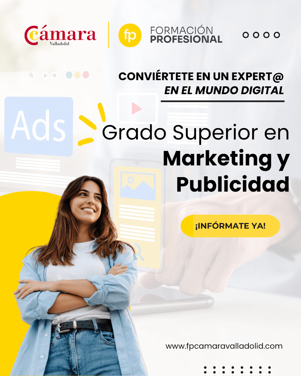 Foto secundaria del campus Cámara De Comercio De Valladolid Fp